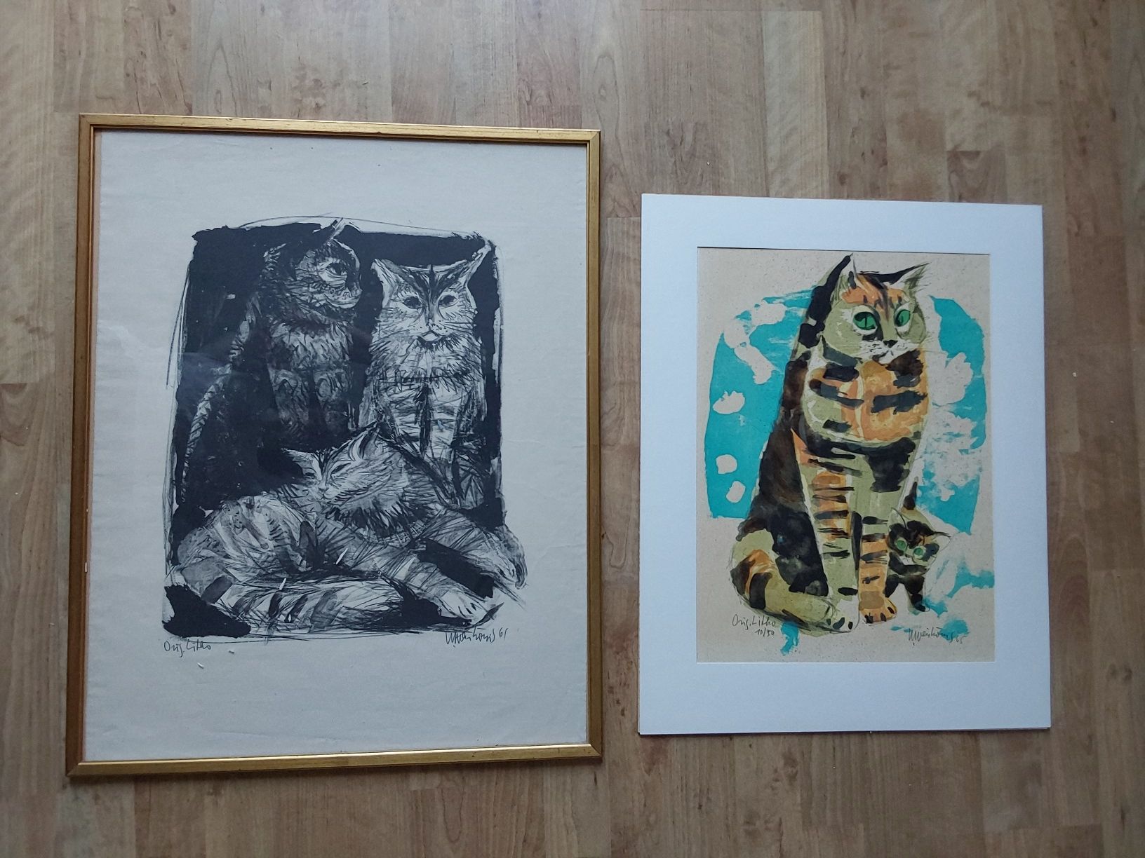 Grafica & Litografie: Werner Weiskönig Original Lithographien 2xzusammen. – Usato da Steinach venduto da Chilli1957