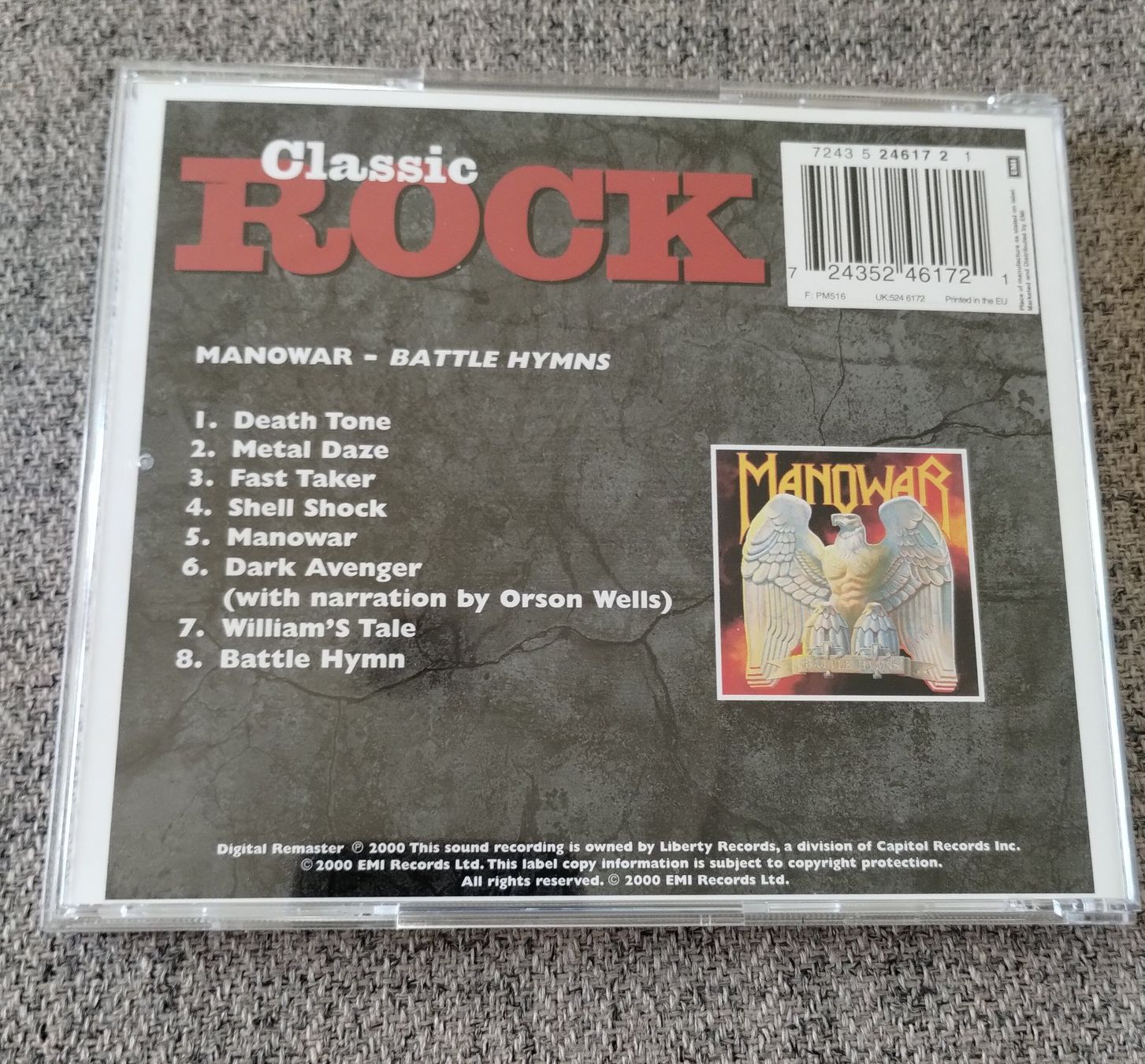CDs: Manowar " Battle Hyms" remastered – Neu (gemäss Beschreibung) aus Lausanne von Martinucci 1