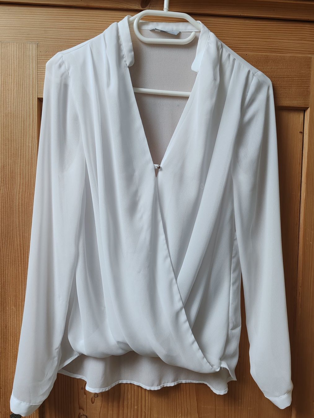 H&M Camicette: weisse, leicht transparente Bluse – Nuovo (secondo la descrizione) da Egnach venduto da bgdo26