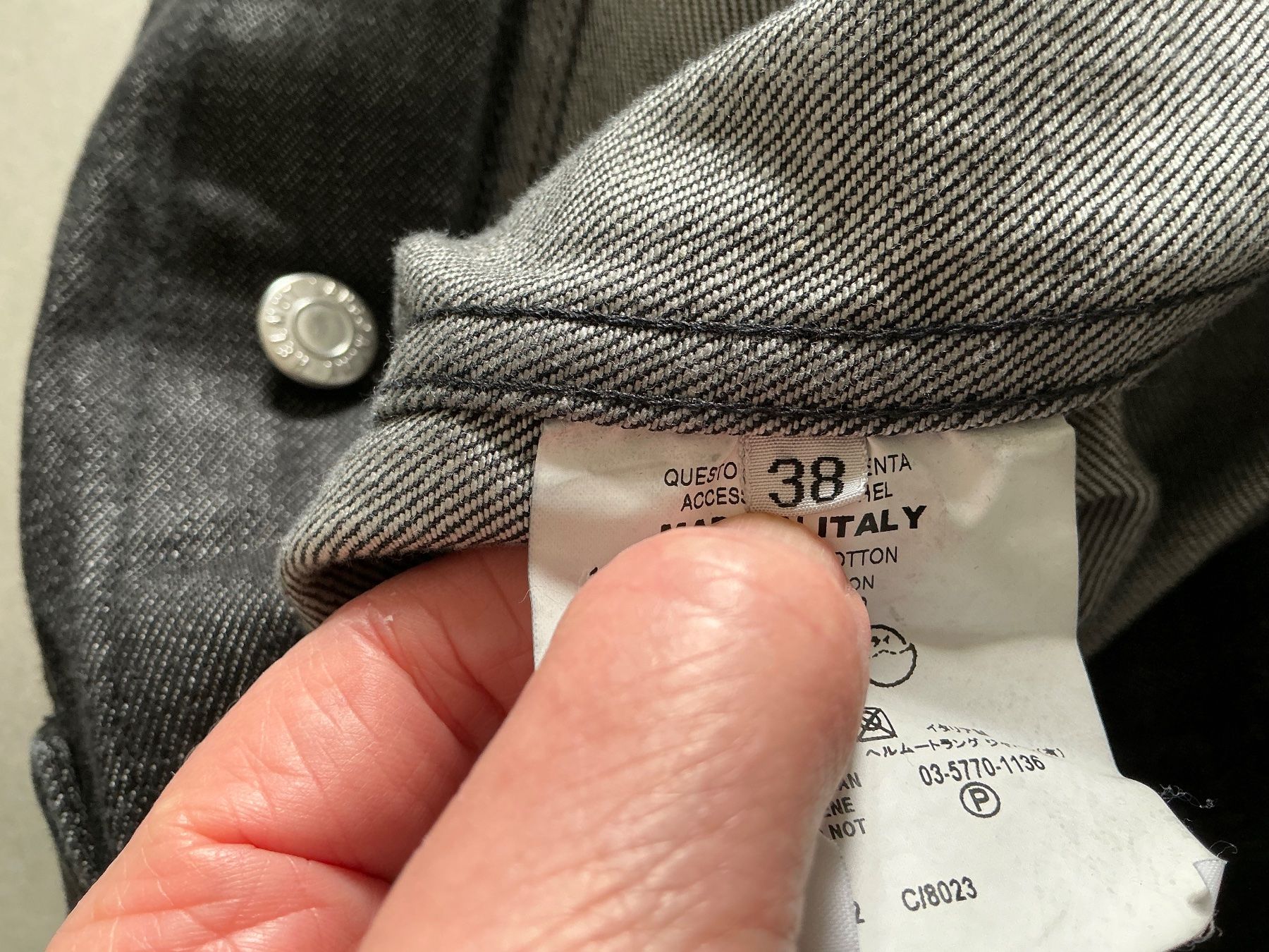 Helmut Lang Giacche: Helmut Lang Jeansjacke Gr. 34 – Usato da Carona venduto da LaDark11 6