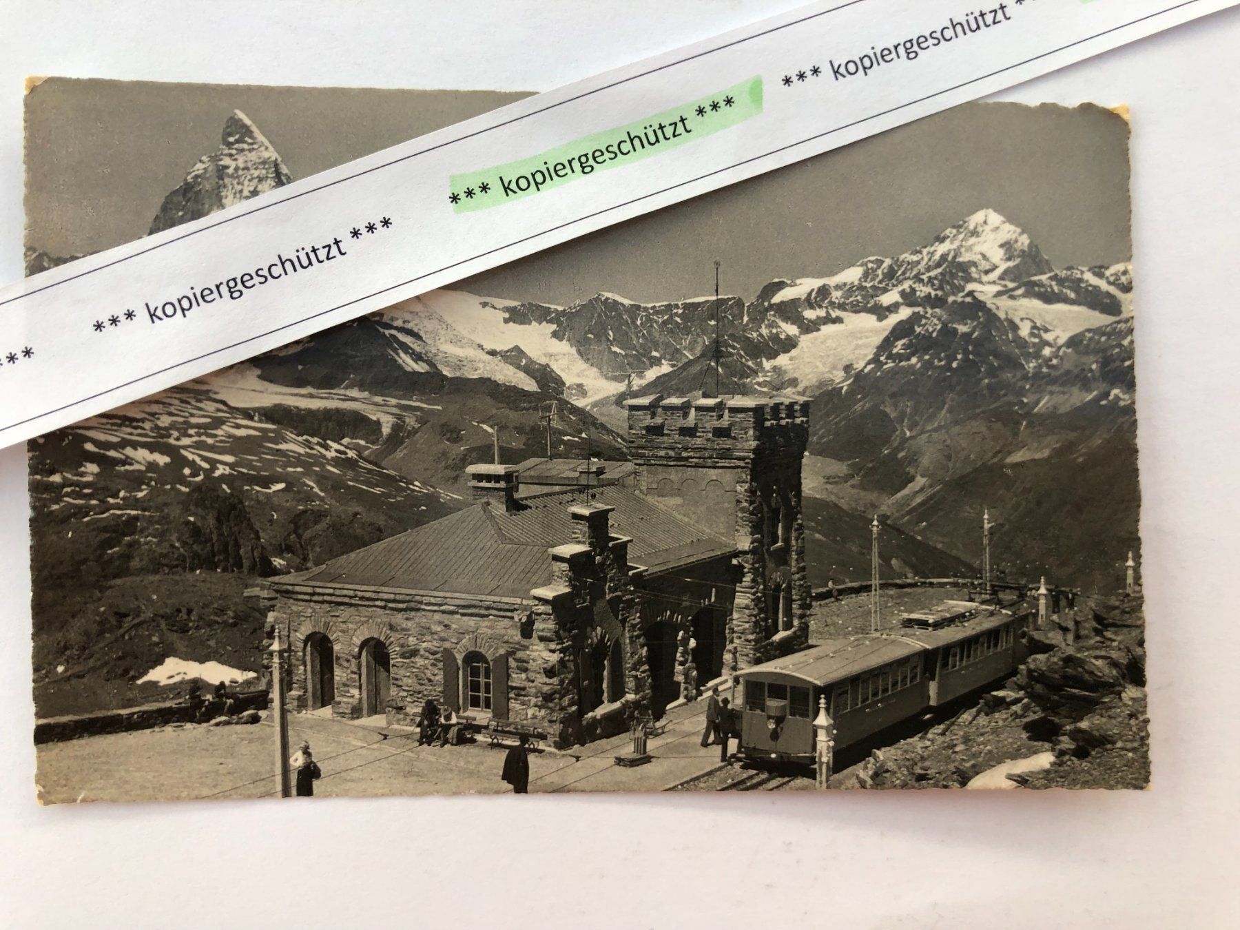 Cartoline postali: 6.9.1951 Station Gornergrat Matterhorn – Usato da Hefenhofen venduto da Bierinder