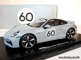Porsche 911 (992) #60 Sport Classic 2022 Sportgrau / 1:18