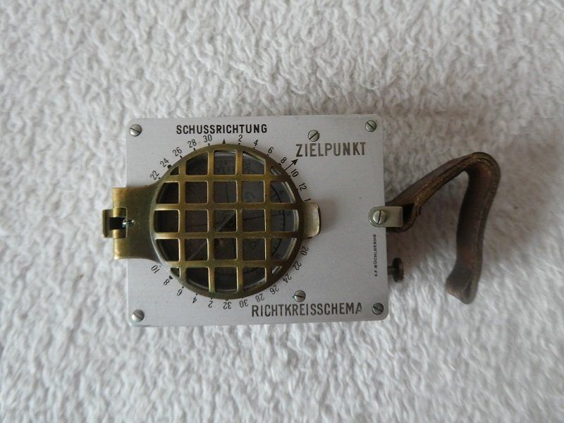 Alter Artilleriekompass Sitometer CH Armee mit Lederetui (Gebraucht) in ...