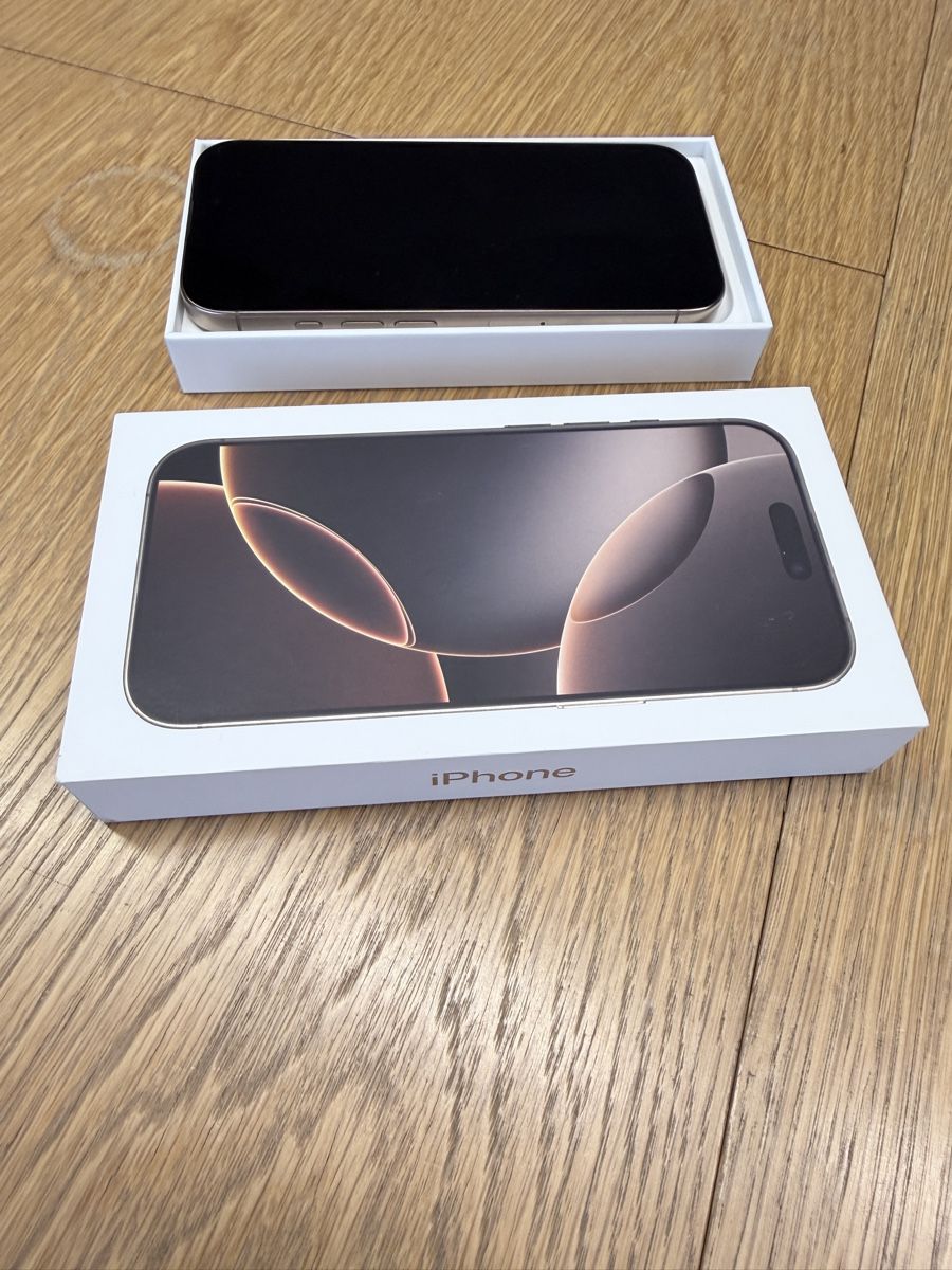 Apple Telefoni cellulari / Smartphones: iPhone16 Pro, Dessert Titanium, 128GB – Usato da Gwatt (Thun) venduto da MP76 1