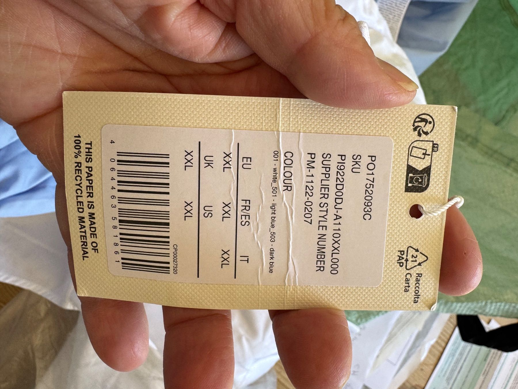 Camicie: Chemise bleue PIER ONE taille xxl – Nuovo e nell'imballaggio originale da Veyrier venduto da Kimedovapa_1 4