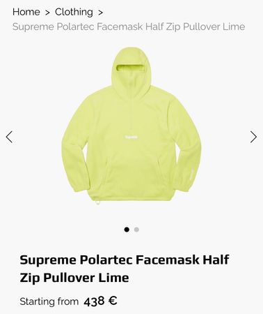 Supreme fleece hoodie