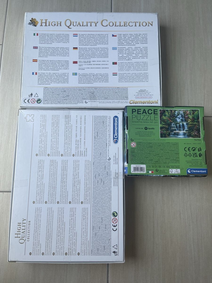 Clementoni Puzzles: 4 puzzles – D'occasion à St-Pierre-Clages par Largomuch 5