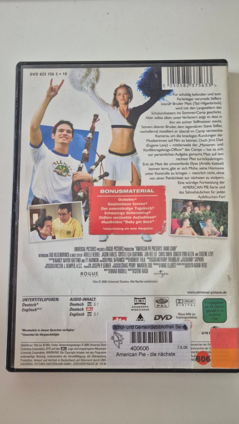 Alle DVDs: DVD American Pie - die nächste Generation – Gebraucht aus Seon von Rclimber 1