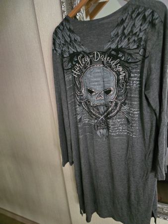 Harley-Davidson Cardigne Gr. M Skull Flügel Strass 4...