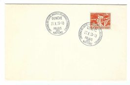 Genève 1955 Palais des Nations 8n