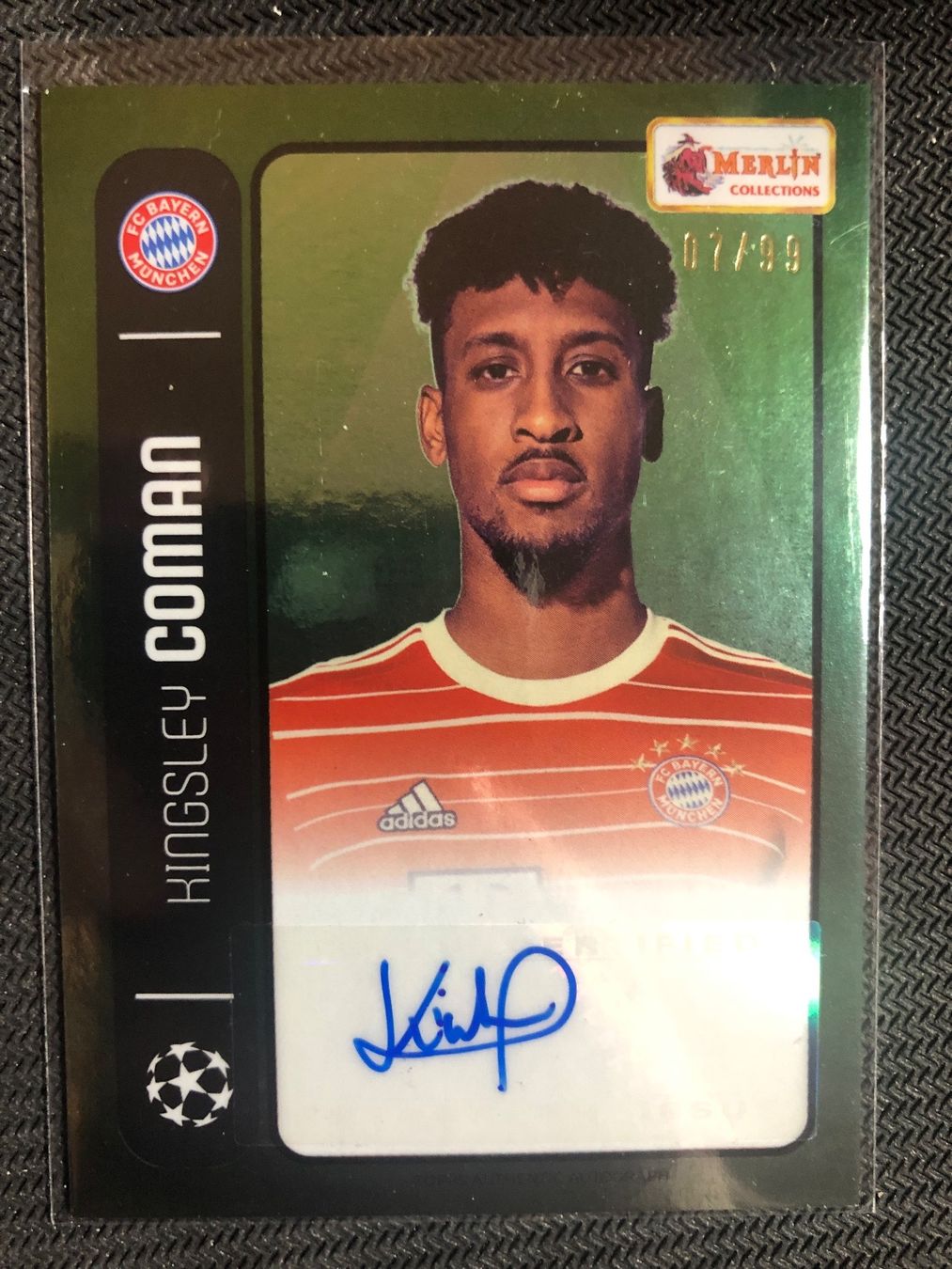 Panini Carte collezionabili: Topps Merlin Kinglsey Coman Autogramm /99 – Usato da Wangenried venduto da Garagara