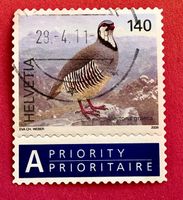 Nr.1306 Steinhuhn Vögel GESTEMPELT 2009   