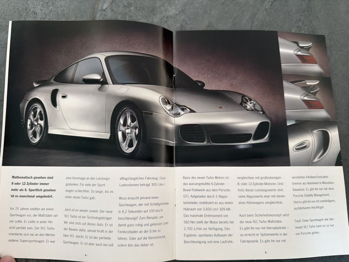 Porsche Documenti: Broschüre von Porsche: Die Modelle – Usato da Wolfwil venduto da Rolex1 2