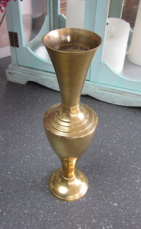 Vasi & Recipienti: Mid Century Amphorenvase aus Messing – Usato da Bischofszell venduto da raika 5