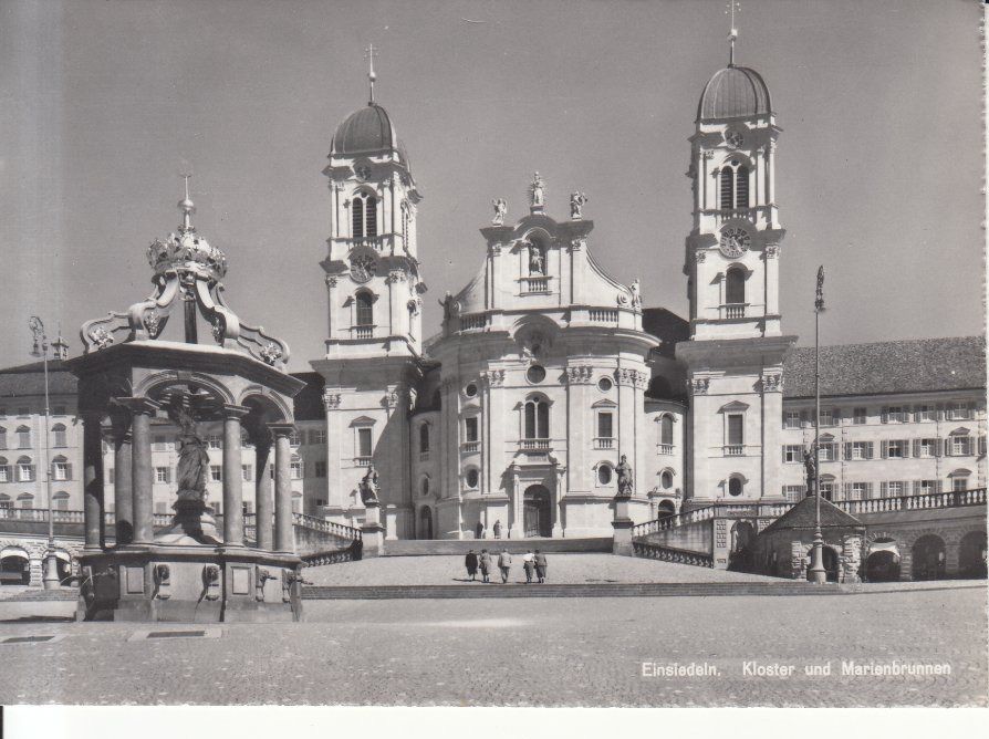 Cartoline postali: Einsiedeln ca. 1970 – Usato da Bürglen TG venduto da StampGraf