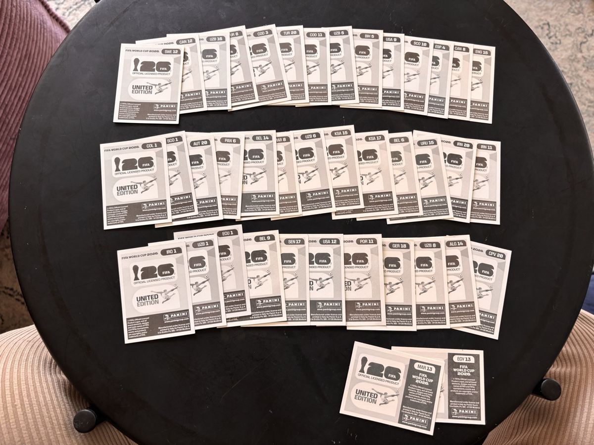 Panini Carte collezionabili: 40 verschiedene Panini Sticker 2026 – Usato da Niederuzwil venduto da MT5612 1