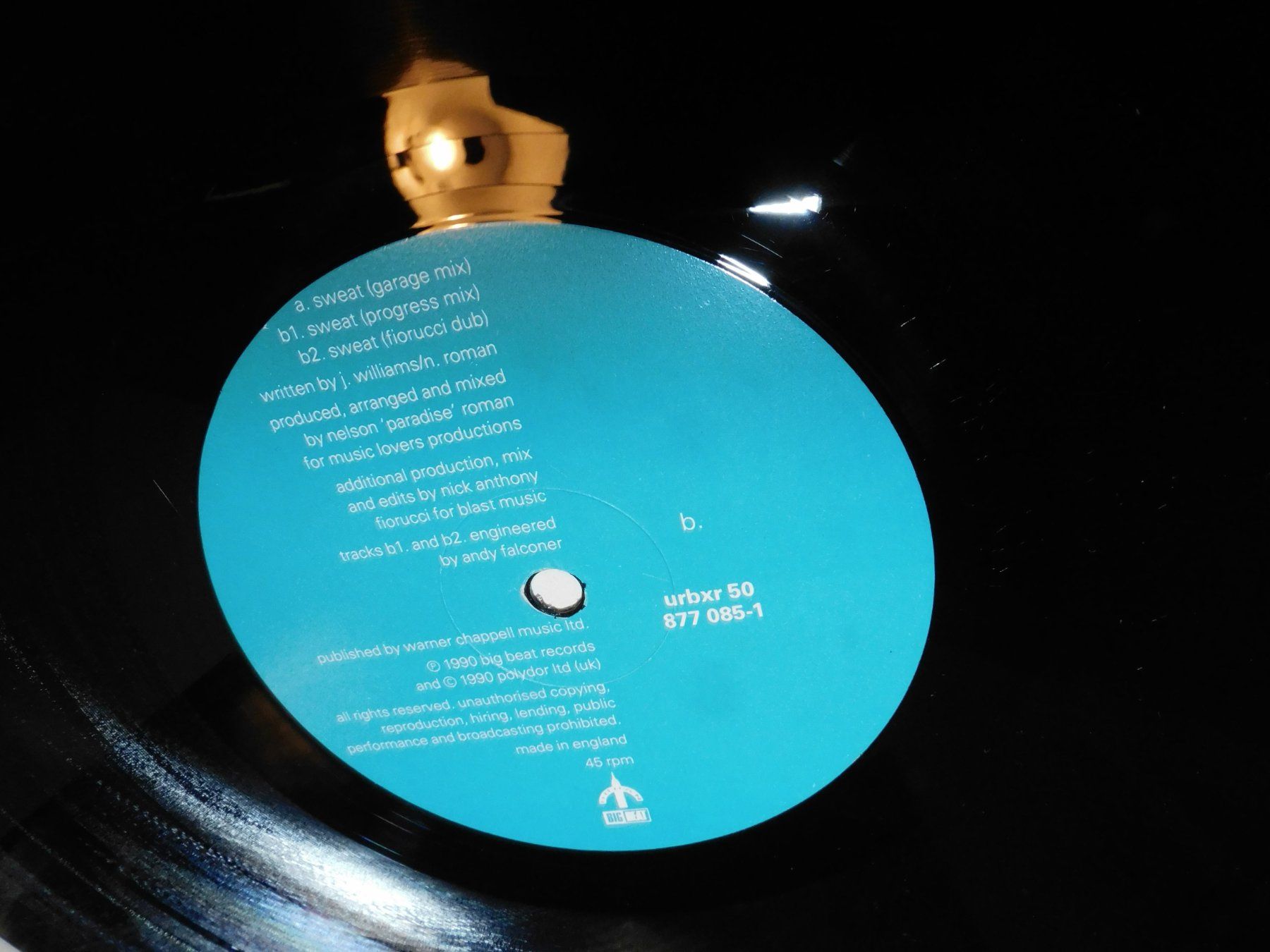Schallplatten: LP Sweat Jay Williams Garage Mix Progress Mix 1990    LP – Gebraucht aus Sursee von 76 1