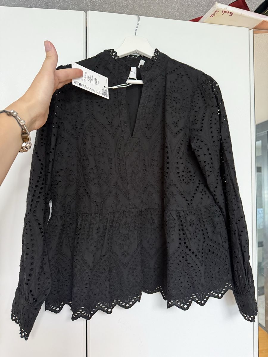 Camicette: Black blouse, YAS, size XL – Nuovo e nell'imballaggio originale da Ueberstorf venduto da man_p2fy 2