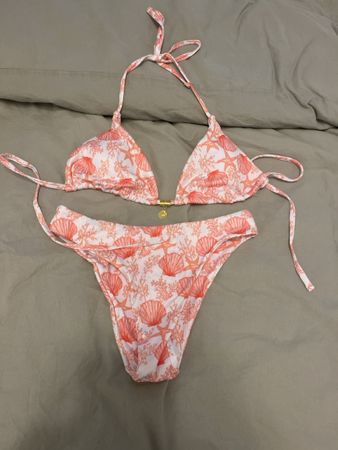 Bikini mit Muschelprint Grösse XS -S neu