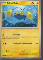 TCG POKEMON destino di Paldea PAF 020/091 CHINCHOU  Italian
