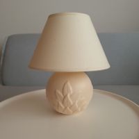70er Jahren / Rosa Kugellampe Erhabenes Heidekraut-Motiv