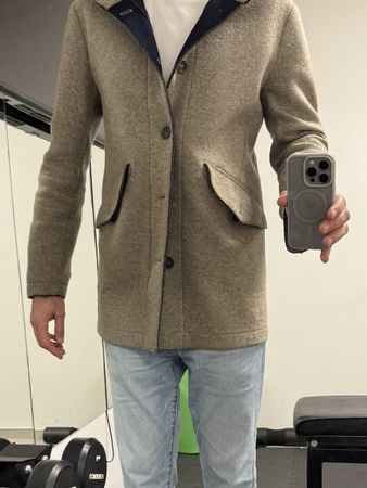 Fradi Warm wool coat, size 52