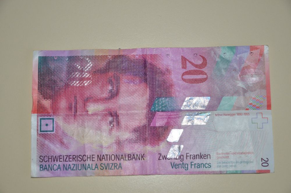 Banknote 20 Sfr. (Gebraucht) in Gontenschwil für CHF 22 – mit Lieferung ...