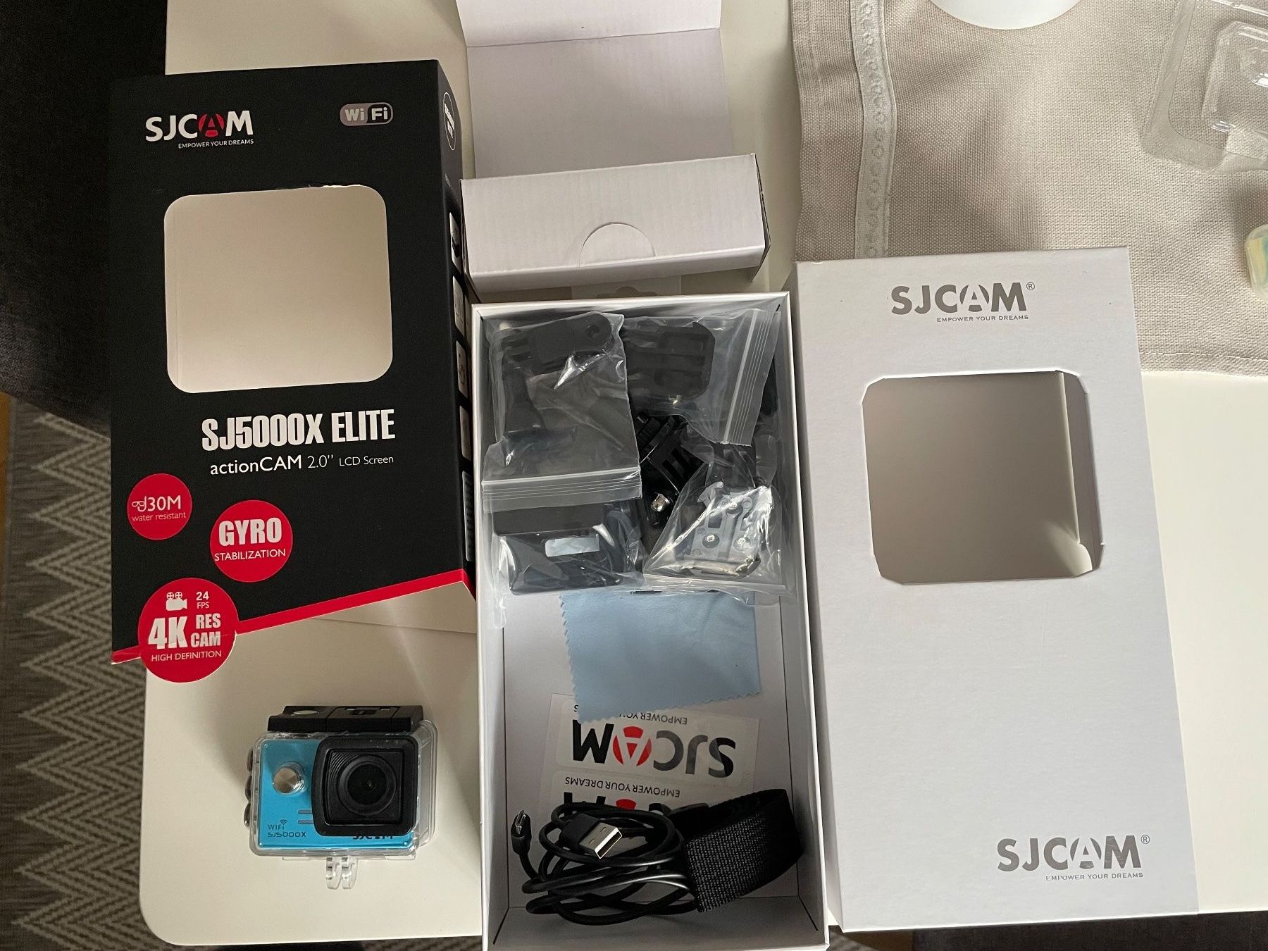 Sjcam Action Cam: SJ5000X ELITE ACTION CAM TOURENSKI SPLITBOARD CAMERA GOPRO – Nuovo (secondo la descrizione) da Genève venduto da sca_j5cs 4
