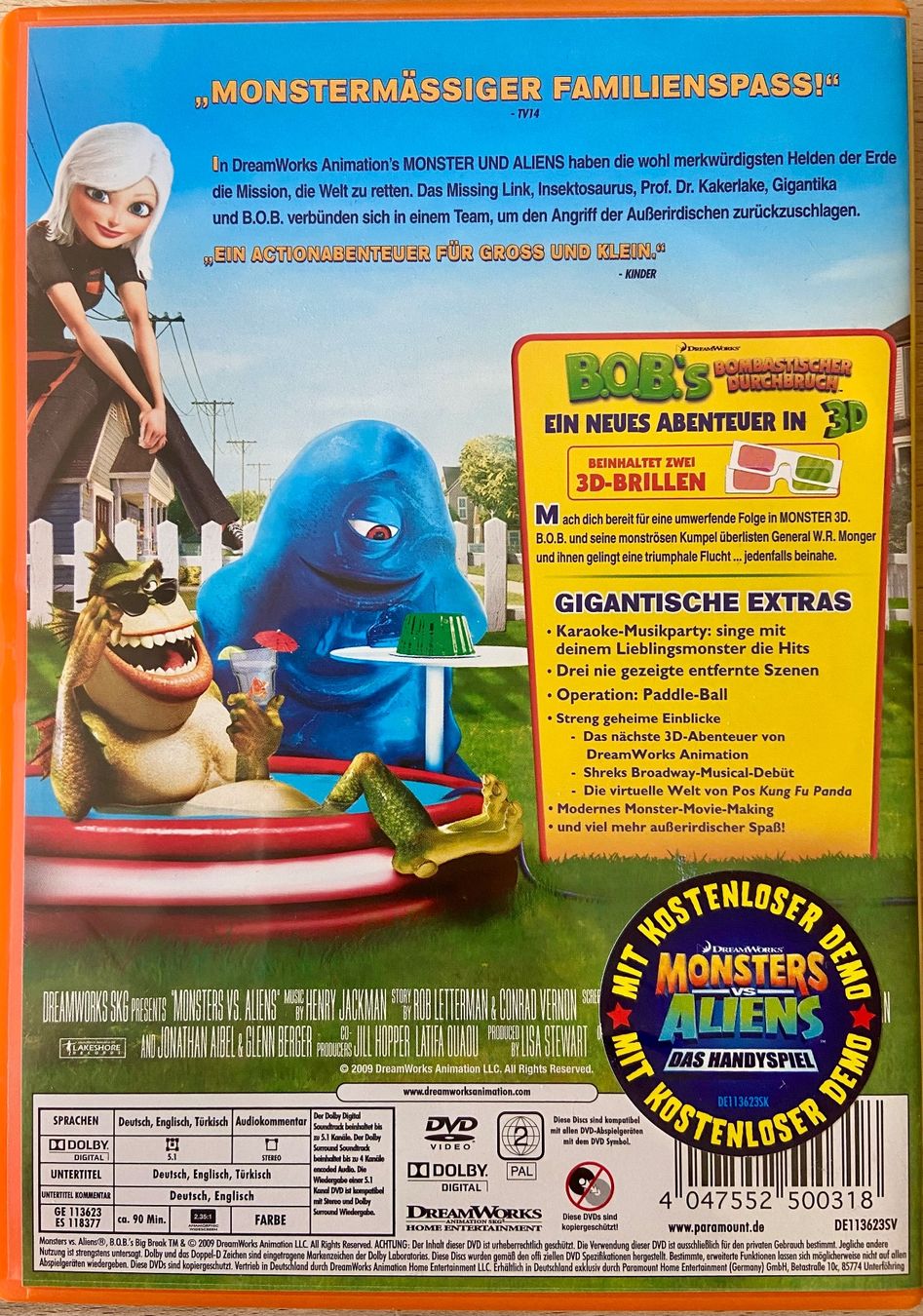Tutti i DVDs: Dreamworks - Monster & Aliens – Usato da Widnau venduto da ama_7xzk 1