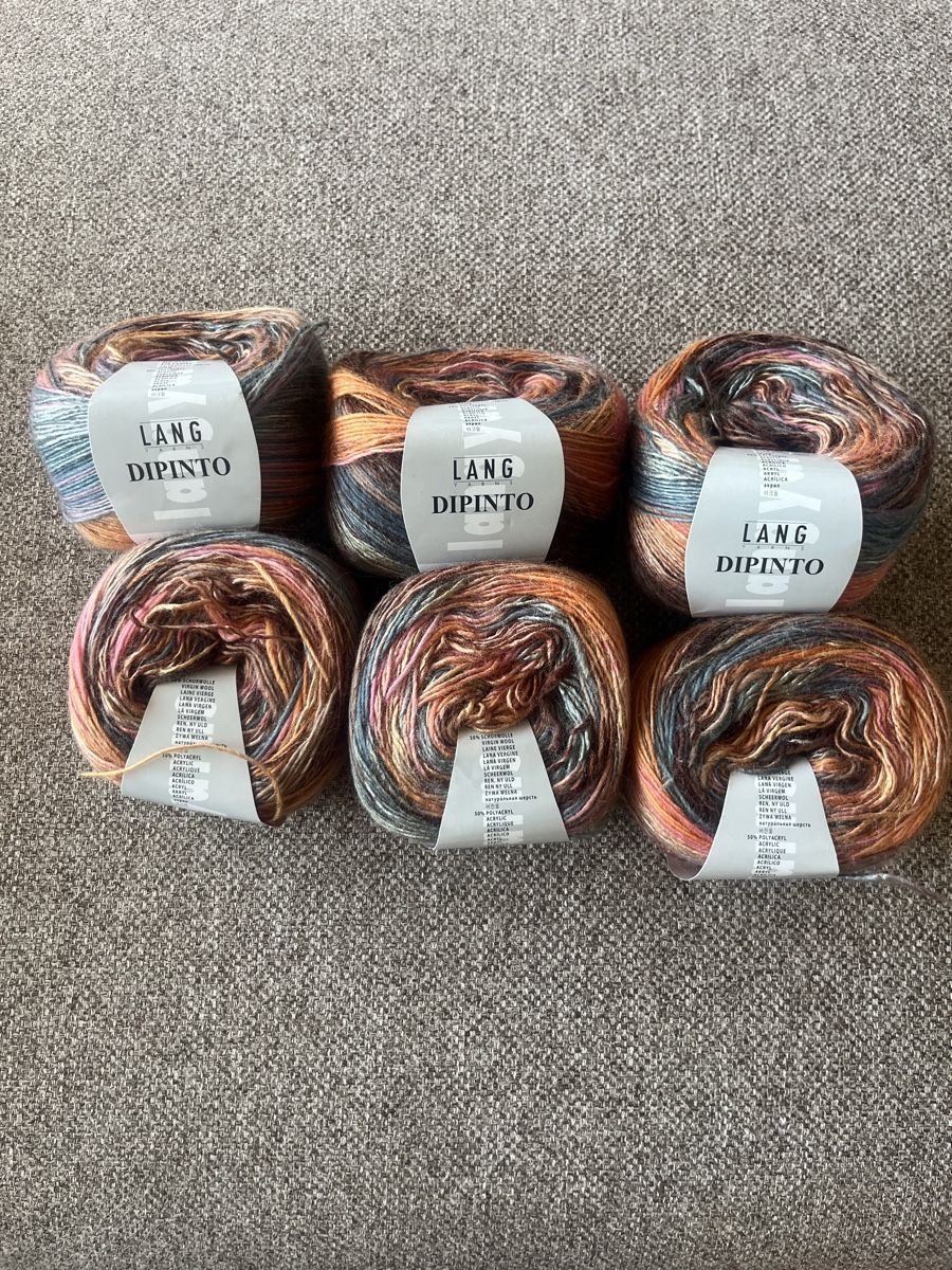 Lang Yarns Lana: 6 Knäuel Wolle Lang Yarns Dipinto Multicolor neu – Nuovo e nell'imballaggio originale da Basel venduto da noe_k52t