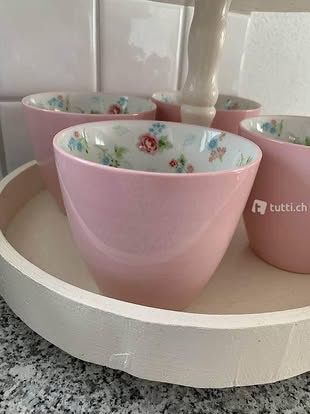 Greengate Tazze: 4 Latte Cup Becher von Greengate – Usato da Ellikon an der Thur venduto da Bali1999 5