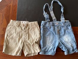 2 kurze Hosen, Grösse 86 /92
