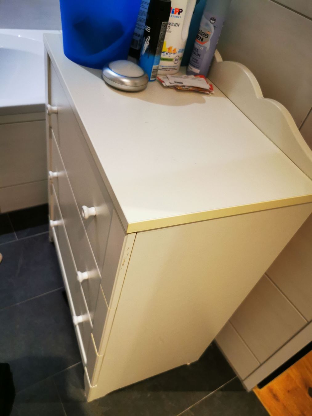 Commodes: Kommode weiss 3 Schubladen – D'occasion à eschen par KleinerStern123