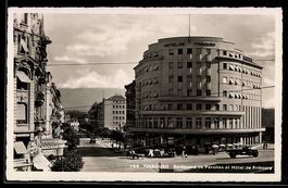 AK Fribourg, Boulevard de Perolles et Hotel de Fribourg