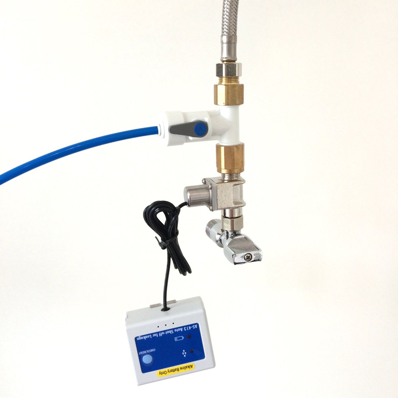 Sistemi d'allarme: Aquastop mit elektronischem Sensor – Nuovo e nell'imballaggio originale da Murten venduto da Aquarello 1