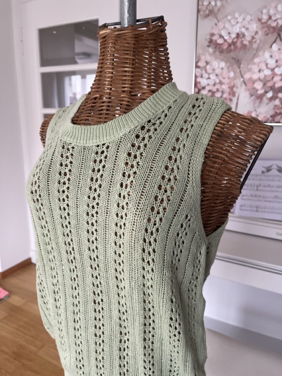 Top: Lefties Stricktop hellgrün, neu, S – Usato da Solothurn venduto da Bobesch08 1