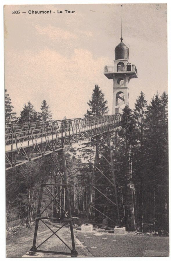 Cartoline postali: Chaumont, La Tour, circulée 1915 – Usato da Frauenfeld venduto da POML