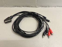 SCART/Cinch Kabel Audio Video Adapterkabel