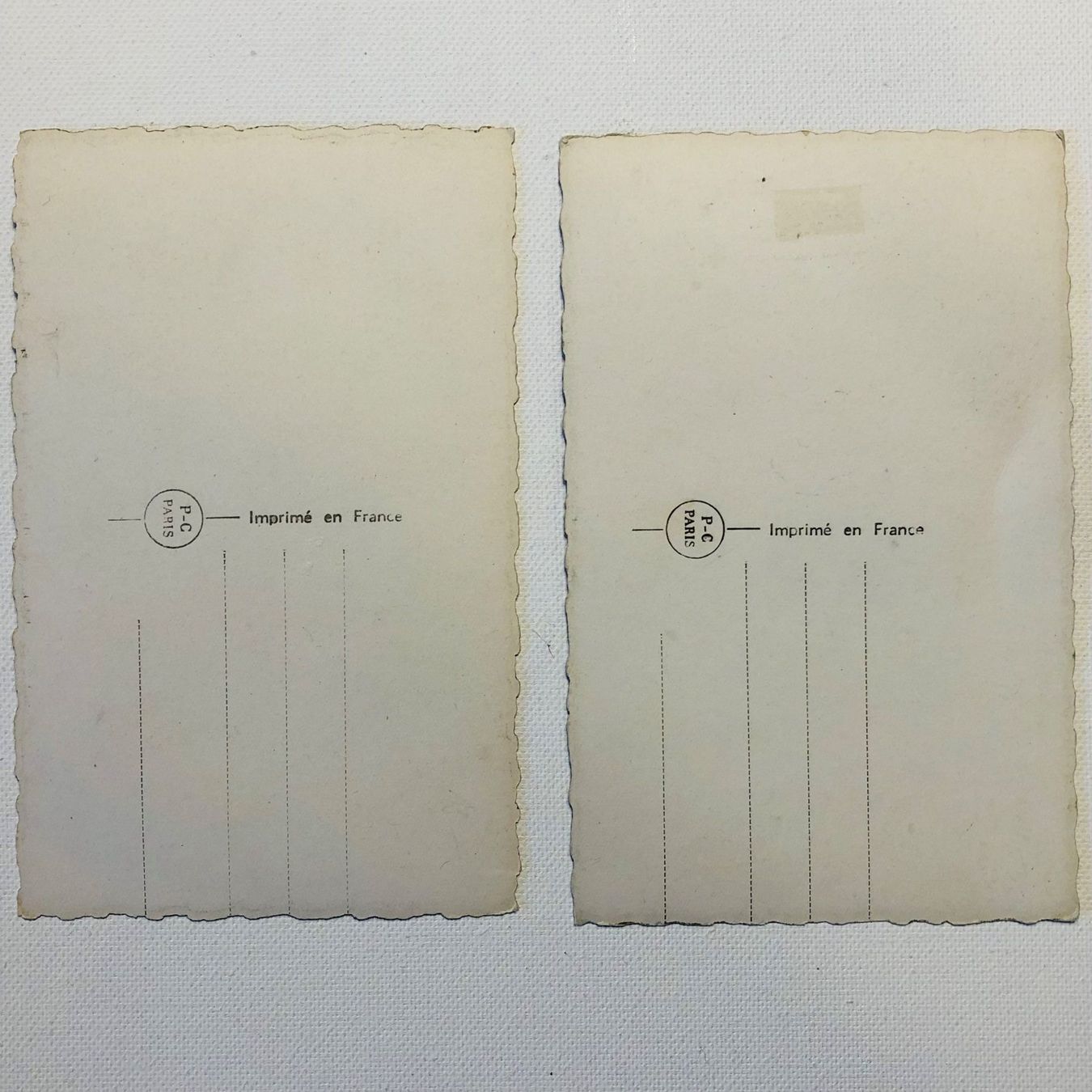 Cartoline postali: Zwei kolorierte Ansichtskarten um 1925 Frankreich Winter – Usato da Zürich venduto da rsa_dv8r 1