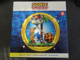 Sonic Statue / Figur 30th Anniversary SEGA mit Pin NEU
