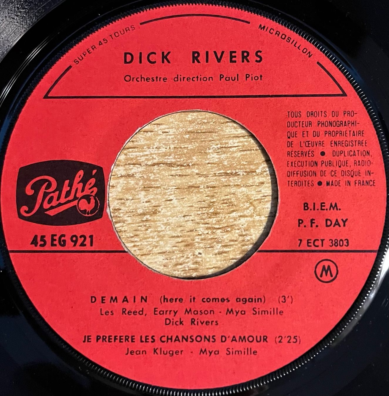 Schallplatten: DICK - DEMAIN – Gebraucht aus Bussigny von vinyl-pas-cher 2