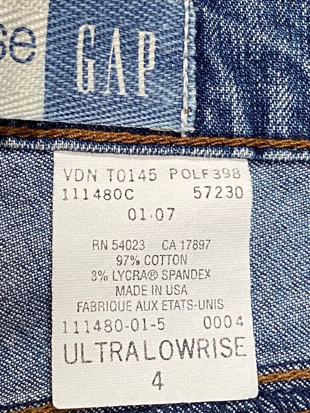 Gap Jeans: Beau blue jeans Gap US4/XS – Defekt aus Grund b. Gstaad von PlageNeige 2