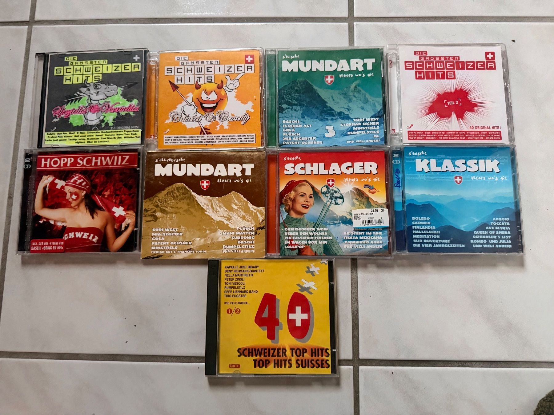 CD: 9 Stück Schweizer Musik CD Sammlung – Usato da Zofingen venduto da rai_x9b8