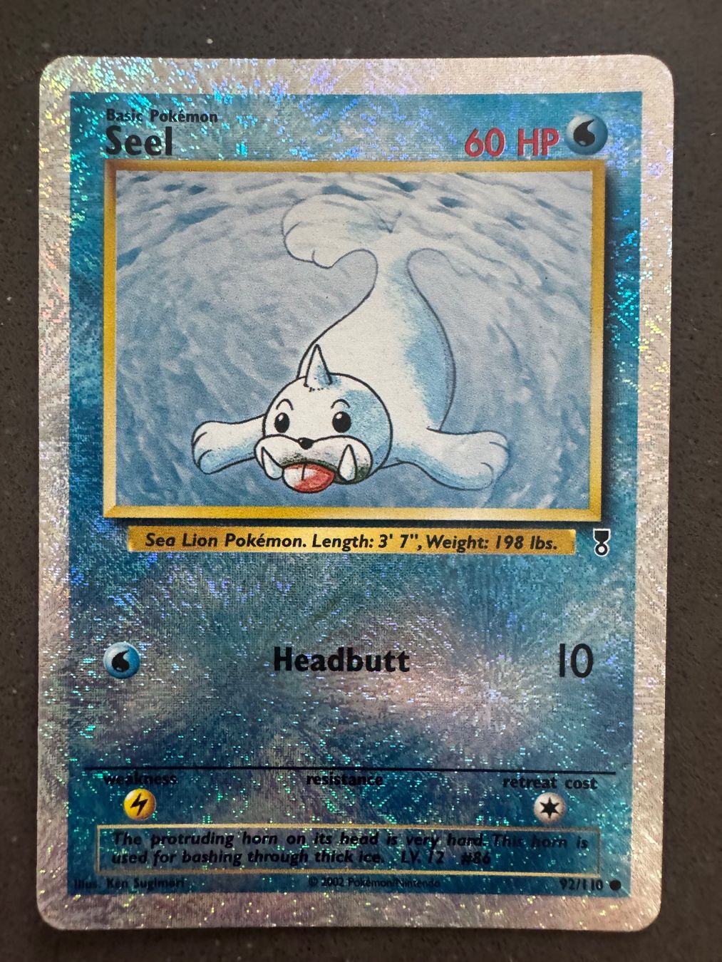 Pokémon Carte collezionabili: Seel - Legendary Collection Reverse Holo - 92/110 – Usato da Cadro venduto da kiks27
