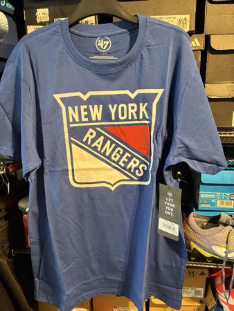 47 Brand T-Shirt New York Rangers blau Grösse M neu