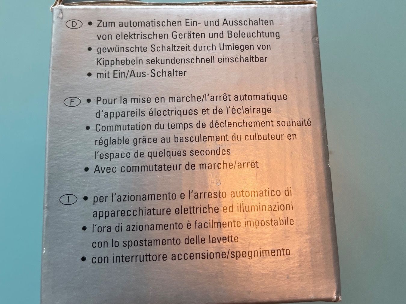Interruttori: Zeitschalter mechanisch – Nuovo (secondo la descrizione) da Zürich venduto da echt01 7