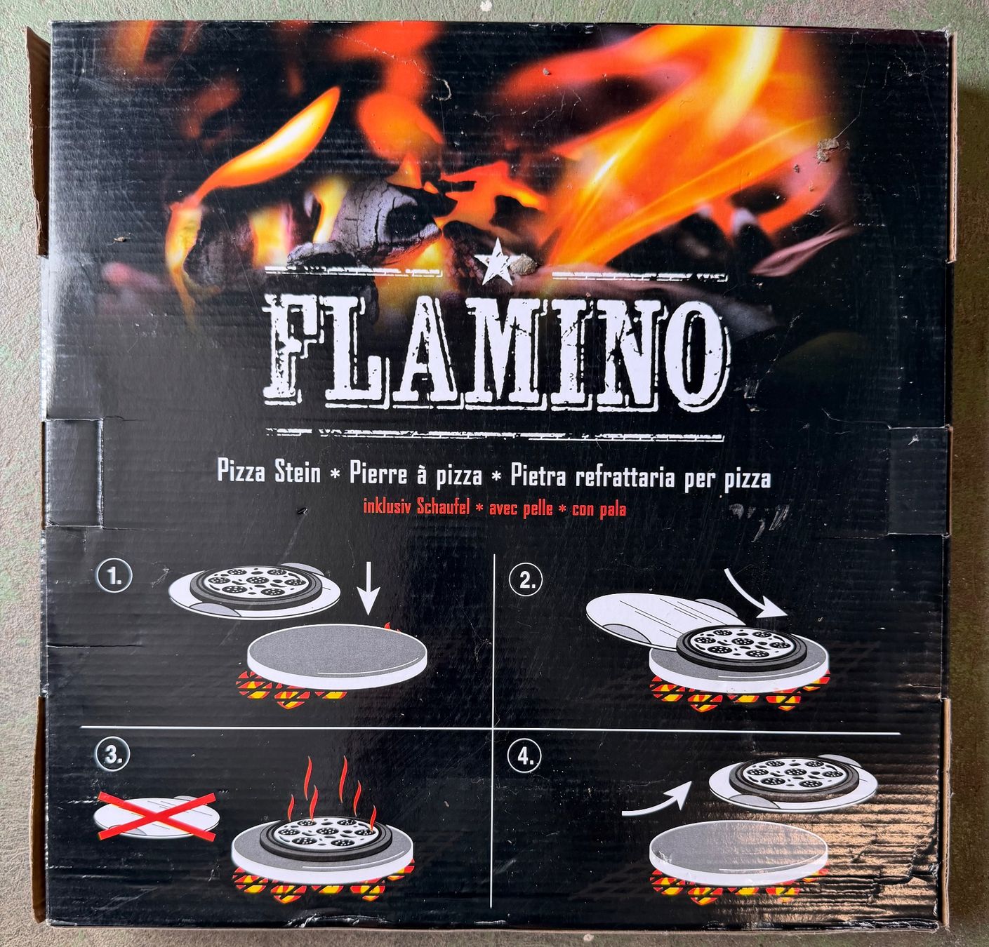 Elettrodomestici da cucina: Flamino Pizzastein, neu und verpackt – Nuovo e nell'imballaggio originale da Lengnau BE venduto da AndyFritz1 1