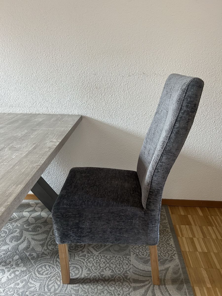 Mömax Stühle: 3 Stühle, Grau, Top Zustand von Mömax – Gebraucht aus Brüttisellen von mogador9 2