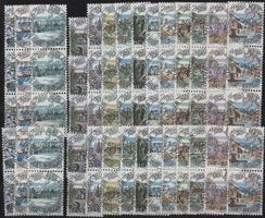 Tierkreiszeichen 1982, 5 Serien mit ET-Vollstempel, 750.-