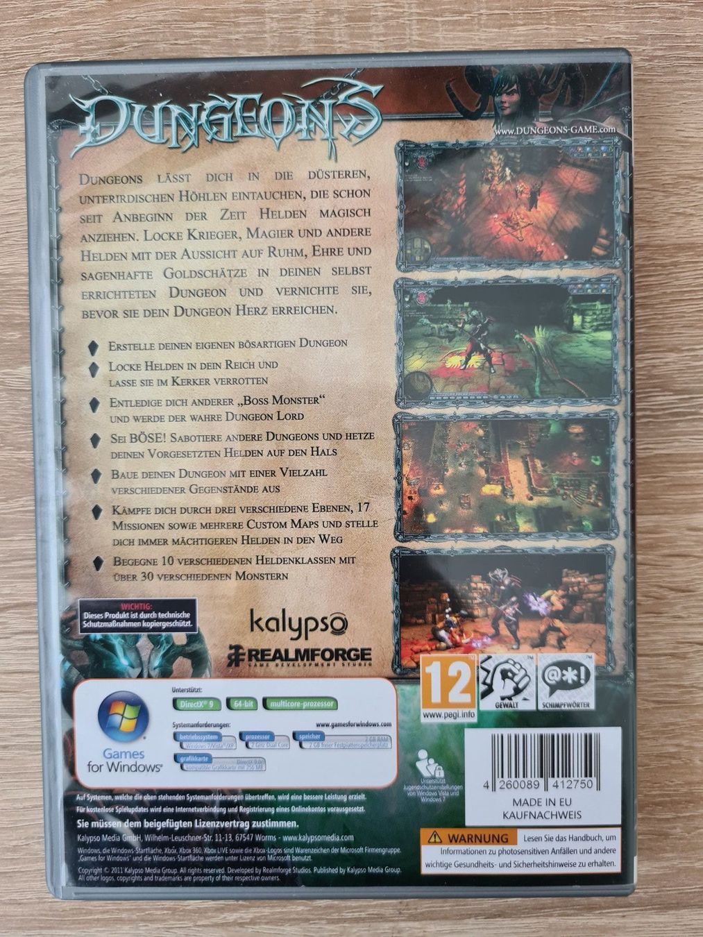 Giochi: Dungeons (English) - PC – Usato da Carouge GE venduto da Franllo 1